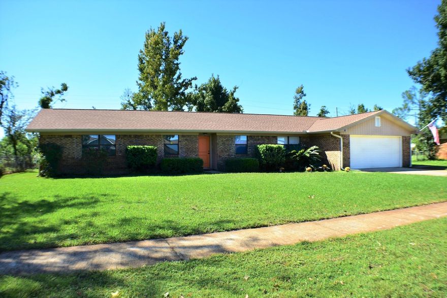 Turn key and beautifully renovated! This 4 bedroom with 3 full bathroom home is ideal for any family looking for a spacious move-in ready home. The home was fully renovated and updated in 2019. The sellers spared no expense on the upgrades. The home has a new roof, wood plank ceramic tile flooring, freshly painted interior throughout, all new kitchen cabinets with beautiful granite countertops, new vanities in the bathrooms, new aluminum roof over the back porch, and all new plumbing, fixtures and water heater! . The original construction design features wider hallways, lots of storage, and wider doorways. All of these features bring a spacious and warm feeling to this home. Located in a welcoming and family-friendly neighborhood with sidewalks, a neighborhood park, and low traffic.