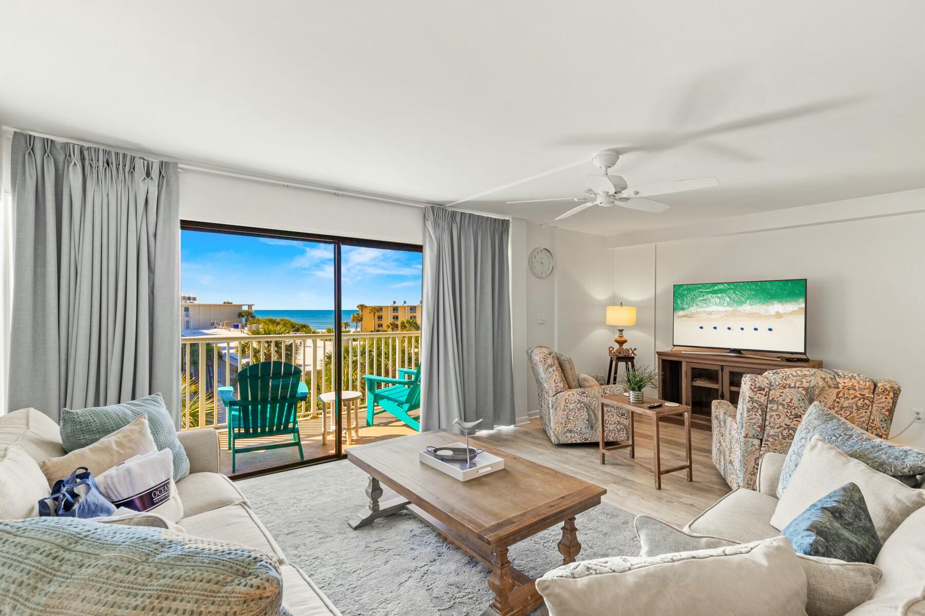 AUCTION 'SILVER DUNES' Gulf-Front 2-Story Condo in Penthouse Building 5.Don't miss this rare opportunity to bid your price on this stunning two-story Gulf-front condominium in a prime beachfront location! Offering expansive Gulf views, direct beach access, and resort-style amenities, this property is perfect for investors, vacation homeowners, or full-time coastal living.Wake up to the sound of waves and panoramic Gulf views in this luxurious 2-bedroom, 2.5 bathroom, 2-story condo! Located directly on the beach, this beautifully designed residence offers an open-concept living space, floor-to-ceiling windows, and two private balconies overlooking the sparkling turquoise waters.The spacious primary suite features Gulf views, a spa-like ensuite bath, and ample closet space. A second bedroom with an en-suite bath ensures comfort and privacy for guests.

Enjoy a modern kitchen with granite countertops, stainless steel appliances, and a breakfast bar perfect for entertaining. Resort-style amenities include a beachfront pool and private beach access.

Property Highlights:
 Two-story layout with spacious, open-concept living areas
 Floor-to-ceiling windows showcasing panoramic Gulf views
 Private balconies to enjoy sunsets over the water
 Modern kitchen with granite countertops & stainless steel appliances
 Primary suite with en-suite bath & breathtaking water views
 Guest suite with private bath for ultimate comfort
 Additional half bath on main level for convenience.
 Resort-style amenities including a beachfront pool & private beach access

This is your chance to own a piece of paradise at AUCTION! 
Contact us for auction details and viewing opportunities.
