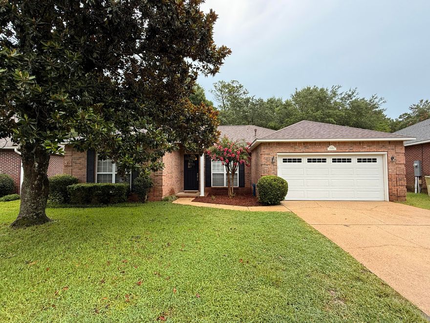 Family-Friendly Gem Just Steps from Bluewater Bay Elementary!  Welcome to your new home in the heart of the highly desirable Parkwood Cove neighborhood in Bluewater Bay--perfectly located less than a five-minute walk to the top-rated Bluewater Bay Elementary School. Say goodbye to stressful school commutes and hello to easy mornings and peace of mind. This beautifully maintained 4-bedroom, 2-bath all-brick home is designed with family living in mind. One bedroom is ideal as a home office or flex space for homework, gaming, or a playroom. You'll also love the enclosed solarium, offering a safe and sunny bonus area where kids can play, craft, or unwind after school.  Step inside to discover soaring vaulted ceilings and warm bamboo flooring throughout the main living areas perfect for both family movie nights and entertaining friends. The spacious family room includes a cozy gas fireplace for those rare chilly Florida evenings, creating a welcoming hub for everyone to gather. The kitchen is a dream for busy families, featuring granite countertops, stainless steel appliances, a large center island for after-school snacks, and a custom pantry to keep everything organized.  Major updates include a new roof (2025), HVAC (2022), front door (2021), water heater and garage door (2020)offering peace of mind and energy efficiency. The primary suite includes a walk-in closet and private bathyour quiet retreat at the end of a busy day.  The two-car garage provides plenty of space for bikes, strollers, sports gear, and all your family's storage needs. A transferable termite bond is in place for added protection.
Located just minutes from the Mid-Bay Bridge, your family is a short drive to the sugar-white sands and emerald waters of Destin's beaches, plus all the shopping, dining, and recreation the Gulf Coast has to offer. Don't miss your chance to make this move-in ready family haven your next home. Schedule your showing todaythis one won't last!


