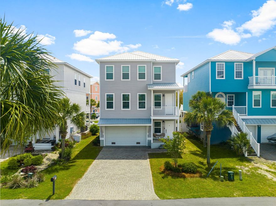 *SELLER OFFERING $15,000 IN CLOSING COST ASSISTANCE!*Coastal living meets comfort and style at 936 Lighthouse Lagoon Ct! This 3 bedroom, 2 bathroom beach-style home is nestled in the gated community of Harbour Village Cove and offers the perfect mix of space, function, and waterfront views from your front porch and patio.The first floor features a 2-car garage plus a bonus workout room ideal for a home gym, hobby space, or extra storage.On the second floor, you'll find an open concept living and kitchen area featuring a large kitchen island, perfect for entertaining or family gatherings. This level also includes a flexible bonus room for an office, playroom, or guest space. Step outside onto your second-floor balcony a great spot to enjoy your morning coffee or evening breeze. cluding a spacious master suite with a walk-in closet, double vanity, and stand-in shower. Two additional bedrooms and a full bath provide plenty of room for family or guests.

Out back, the back yard is perfect for pets or play. The front porch offers relaxing outdoor spaces with peaceful canal views just across the street.

Located just minutes from the beach, this home offers easy, breezy coastal living in a private, gated community.