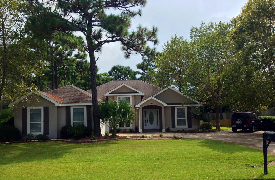 This charming home is located in the gated community of Pelican Bay. As you enter you will be drawn to the relaxation awaiting you in your own salt-water POOL. Do you entertain? The outdoor kitchen plumbed with natural gas is a great gathering place. The assets to this home don't stop there. Natural light and an open floor plan make this home inviting to all who walk in. Separate breakfast nook and formal dining room. The split bedrooms allow for privacy in the master suite. Large walk-in closet and newly re-modeled bathroom in the master suite are sure to impress. Did I mention the extra parking? The features of this spectacular home know no bounds. These owners are also offering the new buyer a Home Warranty with the purchase of their home.