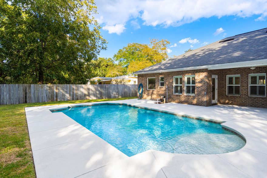 Welcome to 206 Forest Drive! A rare Fort Walton Beach pool home find with space, privacy, and a backyard built for year-round fun.This 4-bedroom, 4-bathroom home brings comfort and functionality together with thoughtful updates throughout. Inside, find ample natural lighting, classic plantation shutters, and a floor plan designed to give everyone their own space. Every bedroom in this split-bedroom layout features direct bathroom access, a walk-in closet, and its own TV hookup. An ideal setup for families, guests, or multi-generational living. All carpeting was replaced in 2024 and freshly cleaned before hitting the market for a seamless move-in process. With two water heaters, one for each side of the house, hot showers are never a negotiation. The spacious primary suite offers dual vanities, dual closets, and a relaxing jetted tub. Head outside to your private oasis: a saltwater gunite pool, added in 2017 and ready for sunny Florida days, weekend entertaining, or unwinding after work. The pool pump was replaced in 2021 and the seller has kept a meticulous maintenance schedule to offer peace of mind to it's next owners. 
Located in the heart of Fort Walton Beach with convenient access to bases, shopping, schools, and the beach, this property blends comfort, practicality, and lifestyle in all the best ways.