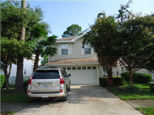 SPACIOUS HOME IN CENTRAL DESTIN! 2 LEVELS / 2 CAR GARAGE / 3BR + Loft and 2.5BA. The neighborhood includes nature trails, playground, 2 lakes and a park. The first level features a half bath, spacious living/dining area sharing separated space with kitchen which includes large pantry. Tenants will enjoys 2 car garage with remote opener and patio on the back of the home. The 2nd level features the master suite with private full bath and a very large walk-in closet. The Loft is adjacent to the master and provides additional living space,which can make a great study, media room or playroom. The other 2 guest rooms opposite side of master suite on the 2nd level share a second full bath. All bedrooms have nice size closets and lots of natural light. No smoking please. Dimensions
