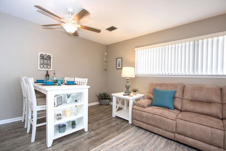 This adorable coastal condo is in the heart of Miramar Beach! Super short walk to the beautiful emerald water & sugar soft white sands. This well maintained condo provides easy access to the community pool. Great for anyone to enjoy time at their happy place. As a exterior facing unit is ideal for enjoying coffee or the evenings on the balcony. This condo is close to a favorite restaurant Pompano Joes that sits gulf front just  a short walk & shorter bike ride away!Enjoy all the shopping, restaurants, activities located close by & the old 98 bike path along the gulf is amazing any time of the day for walks.Excellent vacation rental with great reviews & could also make a nice year round residence. Low HOA. This condo is being offered fully furnished as seen.Buyer to verify all info.