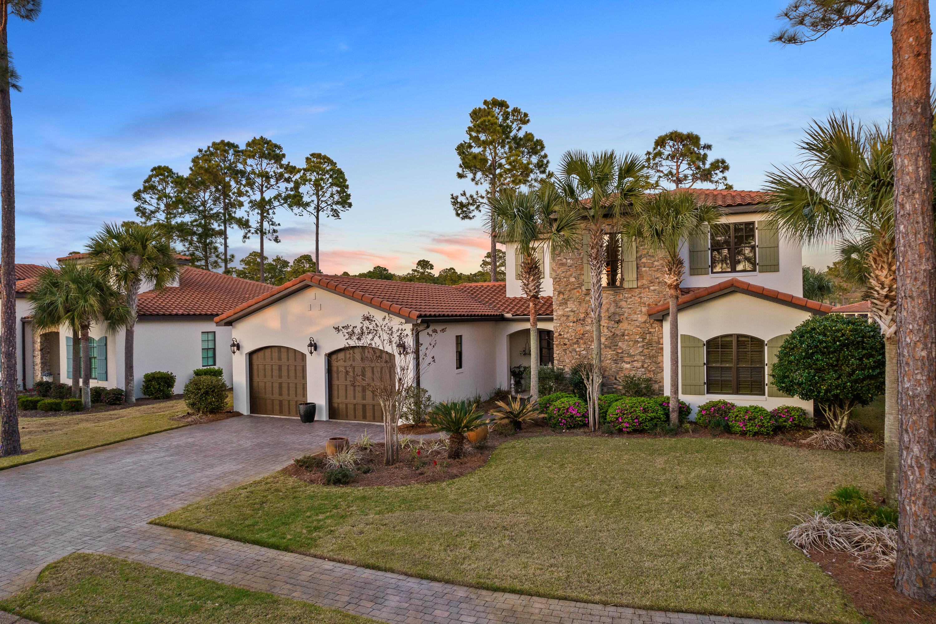 This stunning Mediterranean-inspired home located in the gated community of Sandestin Golf & Beach Resort offers an unparalleled resort lifestyle that will captivate your heart. On the LAKE, meticulously designed & impeccably maintained you will love the floorplan, gourmet kitchen, primary suite retreat and 3 additional ensuite bedrooms for family and guests. Check out the outdoor oasis perfect for relaxation and entertaining with summer kitchen, screened lanai and fire-pit. This home is conveniently located within the resort with world-class dining, shopping, championship golf, full-service marina, tennis, pickleball, live entertainment, beach and more. This is an opportunity to own an exceptional home on the Emerald Coast. Contact us today to schedule a private showing.