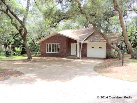 Property is located at the end of Chula Vista Bayou. The house sits on an approximately third-acre forested lot. Home boasts has a lot of natural light and many upgrades. The home does need some TLC but it has a lot of potential. Sold As Is. All information is approximate.