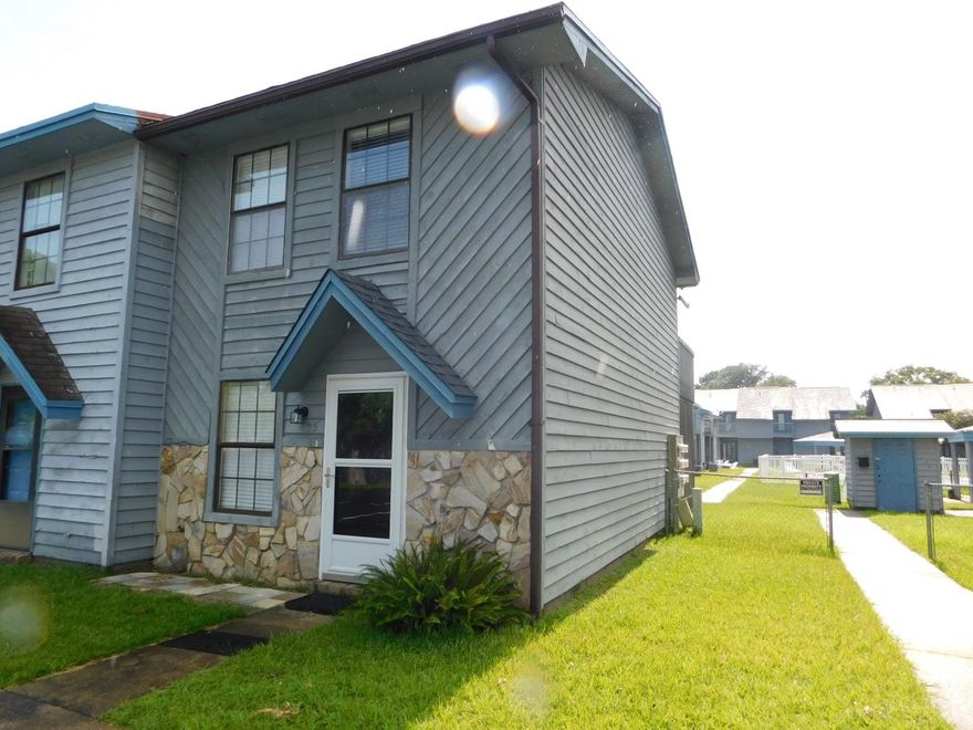 END-UNIT! MOVE IN READY TOWN HOME! Newer Roof & Appliances will Save Money on Insurance and Utility costs! Stair Treads were replaced with sturdy, wide solid wood. Lots of storage! Large Living Room, Eat-In Kitchen, Large Laundry (with room for folding table) and Half Bath are downstairs. Two Big Bedrooms and a Full Bath are upstairs! Master has a Walk-In Closet and Balcony! Two assigned parking spaces right in front of home. Great location for Hurlburt Field, Eglin AFB, 7th Group and Schools! This unit is away from the main street and backs up to the sparkling, in-ground pool and gazebo. Master bedroom has private balcony that faces the pool! There is a Screened patio just outside dining area for maximum enjoyment of the Florida Weather! Call to see this Lovely Home today!