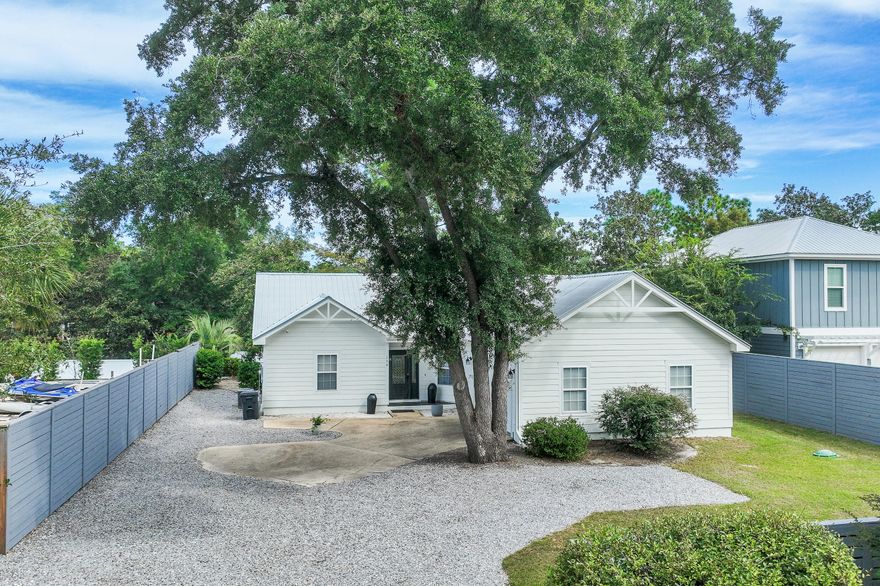 Experience the beauty of waterfront living! This .25 acre, property boasts 75' on the deep water canal and offers a rare opportunity to enjoy serene views and easy access to the Bay and Gulf, with it's private dock and boat lift, as well as a jet ski drive-on dock. No HOA! The home features 3 bedrooms and 2 bathrooms,  vaulted ceilings, spacious living, dining, and kitchen areas with many windows maximizing the natural light and highlighting stunning canal views. The kitchen features modern appliances, plenty of storage, pantry, and breakfast bar perfect for casual dining. Flowing effortlessly from the living area, the expansive outdoor deck is ideal for entertaining or relaxing while taking in the waterfront ambiance.  Exterior of the home has just been painted (October 2025). Other features include a 2 car garage, plenty of parking, fencing and mature landscaping on the front and both sides of the property, offering ultimate privacy.
Located in the charming community of Point Washington, just 3 miles from the vibrant communities of 30A, beautiful beaches, dining, and shopping, 156 Ricker Avenue offers the best of both worlds withquiet waterfront living and the conveniences of a prime Santa Rosa Beach location. A paved sidewalk running all the way to 30A, provides the luxury of a peaceful alternative way to get to the beach and nearby amenities as well. Don't miss the chance to own this canal-front gem in one of the area's most sought-after coastal communities!
