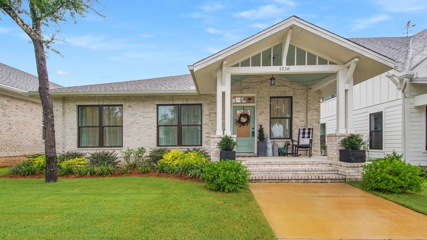 Don't miss this rare opportunity in Deer Moss Creek for under $500k! This immaculate custom-designed home features gorgeous modern finishes, high ceilings, amazing master bathroom w/ overhead rain shower & freestanding soaking tub, huge walk-in master closet, custom shelving, private outdoor paver courtyard, all LED lighting, & so much more! The 825 sq. ft. insulated/air-conditioned/finished 3 car garage w/ a 6,000 lb. built-in vehicle frame scissor lift also has room for a workshop & weight lifting area with TV. Deer Moss Creek is a beautiful growing community with paved nature walking/biking trails, scenic parks, future plans for a pool & community building, community Holiday events and back-road access to HWY 293 (Mid-Bay Bridge). Call today to schedule a private showing!