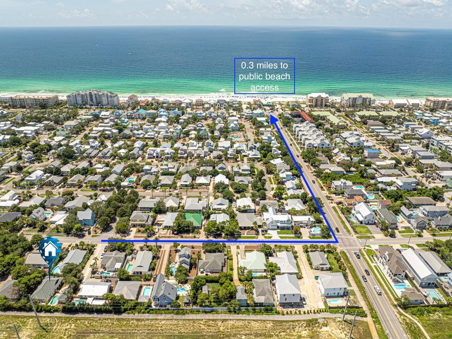 Crystal Beach Retreat - Now Available! 0.3 Miles to the Public Beach Access this charming coastal retreat has it all - NO HOA, Private pool, Separate garage, 6 car driveway, private screened in porch. In addition there is a back deck and a courtyard space overlooking the private pool area. Perfect for a Putt-putt golf course or an outdoor grill and entertainment you can enjoy year round. Located in a prime no-HOA neighborhood, this 3-bedroom, 2-bathroom home is the perfect beach vacation spot as well as an income producing investment. Sold fully furnished and ready to go you will enjoy shopping, dining, multiple golf courses, boating, fishing and all the fun Emerald Coast has to offer. Come see this property today! Start your mornings with a stroll to the shoreline and end your days lounging by your private pool, complete with a covered patio and screened-in porch  ideal for sunset dinners, weekend BBQs, or simply soaking up the salty breeze. With a separate garage and a 6-car driveway, there's plenty of room for your beach toys, golf cart, or hosting friends and family.

Inside, you'll find a bright and welcoming layout that invites you to unwind and entertain with ease. Whether you're looking for a full-time residence, a second home, or an investment opportunity, this property checks all the boxes for those craving coastal charm without the restrictions of an HOA.

Don't miss your chance to own a piece of paradise  walkable to the beach, full of character, and ready for your personal touch. Come experience what beach life should feel like!