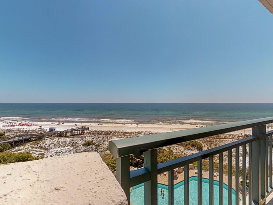 This beautiful 3 bedroom 3 bath condo has a view from every room and balconies access from every bedroom.This plan has the largest main balcony in Southwinds I or II and fabulous sunset views.You will look forward to waking up to the bright aqua of the Gulf of Mexico and the snowy white sand of our beaches. The only thing better is watching the sun go down from your balcony.Condo is vacant and easy to show so please call to see and you will not be disappointed.