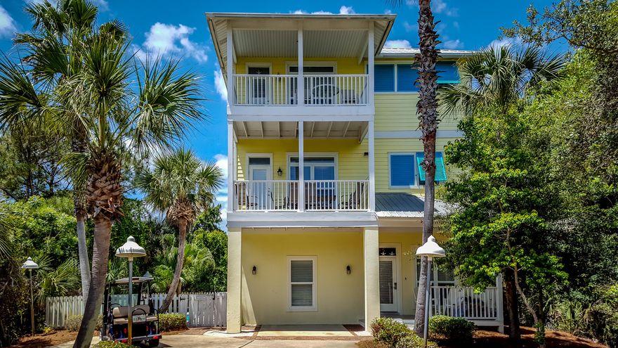 : South of 30A! This 6 bedroom beach house in Gulfview Heights was recently updated with interior paint, furnishings, dcor & refinished hardwoods. Plenty of character throughout with built-ins, wainscoting and transom windows above doors, offering old-home charm among modern conveniences. Enjoy a wide-open living area with great gulf views from decks. Home is selling fully furnished with rental income in place. Wonderful private pool, multiple decks & patio. CLOSE TO THE BEACH w easy, easy access. Features 2 master suites & 4 other bedrooms. Come Quickly to view this playful yet upscale beach retreat. All measurements are approximate & to be verified by the buyer. Rentals around $108,000