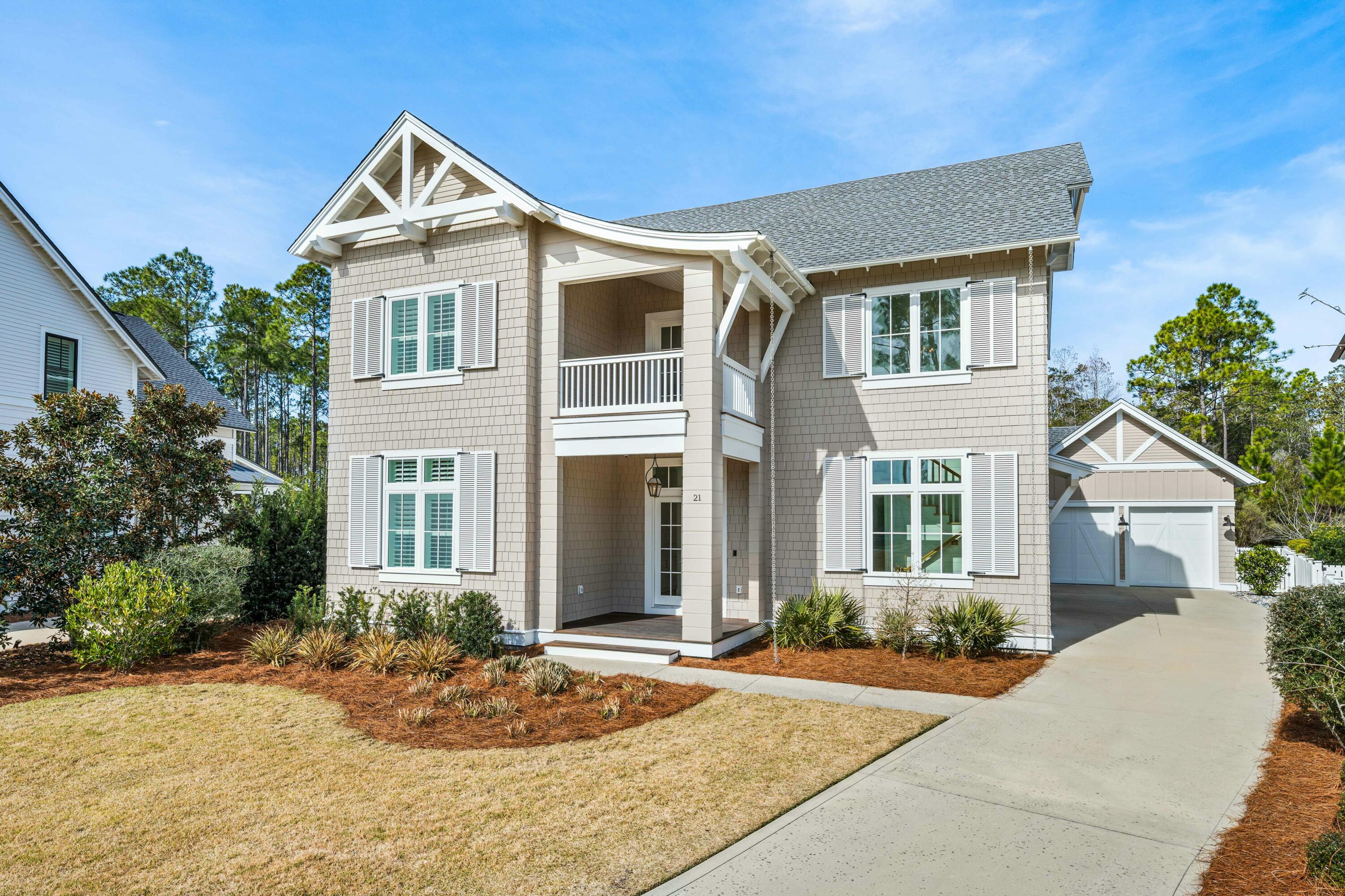 Set on a quiet street across from a pocket park and backing onto green space, this custom-built home offers both privacy and charm. Inside, enjoy an open floor plan with soaring 12-foot ceilings throughout, white oak flooring, and a chef's kitchen featuring Thermador and Sub-Zero appliances, quartz countertops, and custom shaker cabinetry. The primary suite, located on the first floor, boasts a custom walk-in closet, spa-like bath, and direct access to a screened porch with a fireplace. Upstairs offers four bedrooms, three bathrooms, and a large second living area equipped with a mini fridge. Outdoor living is elevated with a heated saltwater pool, summer kitchen, and durable IPE decking. A cabana with a convenient half bath adds extra comfort and functionality for poolside entertaining. A top-of-the-line whole-home generator ensures uninterrupted power, including for the swimming pool. The home is also equipped with two high-end American Standard variable-speed HVAC units, each featuring a REME Halo-LED whole-home in-duct air purifier and an AccuClean Whole Home Air Cleaner, providing superior air quality and comfort.

Additional highlights include built-in audio, advanced security features, plantation shutters, epoxied garage floors, and an elegant gas lantern at the entry. This home perfectly balances luxury and functionality in a prime location.