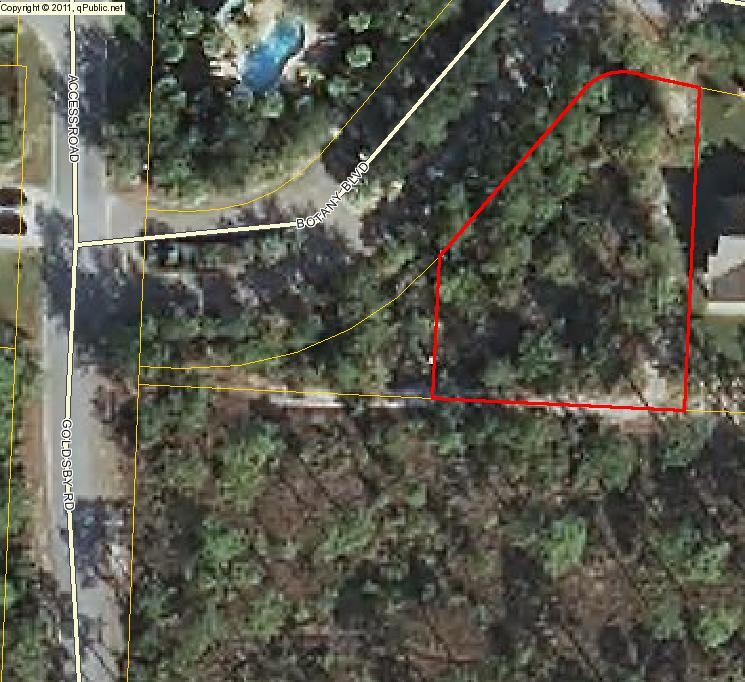 JUST REDUCED $14,000. Corner lot in the Premier gated community of Botany Bayou. Botany Bayou is a sought after community with stunning homesites nestled among Hickory, pines, oaks and magnolias and ample privacy. The community features a dock overlooking sparkling waters of Hewitt Bayou, community pool, hiking trails to explore more of the State Forest and more. Centrally located close to the world's most beautiful beaches, Grand Boulevard complex with plenty of restaurants and shopping, Silver Sands outlets, Sacred Heart Hospital, Car mike movie theater and more. Buyer to verify all information to buyers satisfaction including but not limited to lot size, zoning etc.