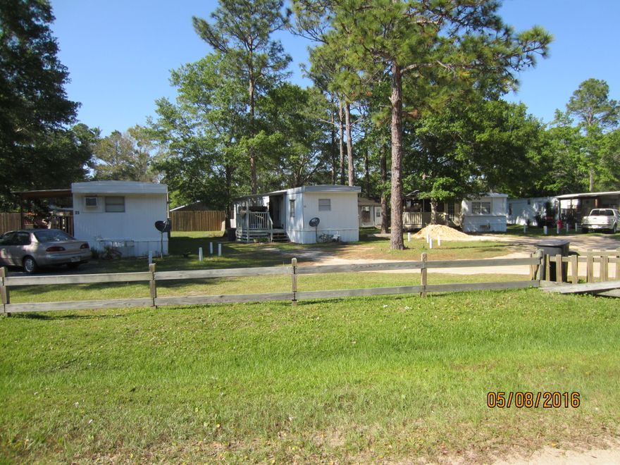 Sarah's Mobile Home Park consists of eleven mobile homes that are park owned. Excellent Gross Income with local management in place. All the mobile homes are older but in good condition. Total acreage is 2.598. They are located on a paved road with easy access to Hey 331 and South Walton. Great investment.