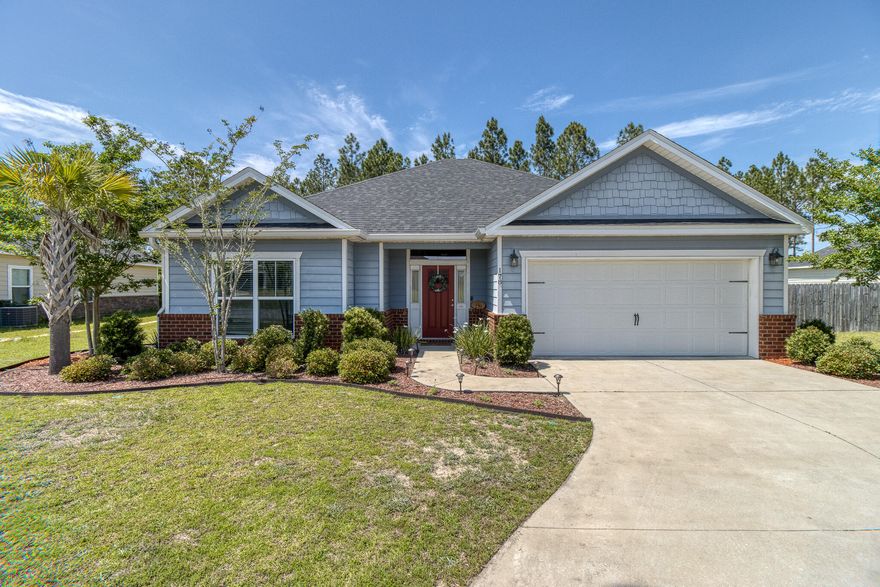 *Available August 8*This gorgeous home features 9/10 Ft. ceilings with crown molding and beautiful laminate hardwood floors that leads to the open living/kitchen/dining area. The kitchen has stainless GE appliances, Legacy wood cabinets, and granite countertops which are also in both baths. This home offers a split floor plan. Master Bath has separate water closet w/ pocket door, separate shower, garden tub, and TWO walk-in closets! Enjoy a morning cup of coffee on the back patio and privacy fenced in the back yard!!Pets considered with owner approval**Carpet cleaning & Admin Fee charged (if applicable)***See More for information about Resident Benefits Package*Tenant to verify all data.Call Sound Choice to schedule a showing 8503898533