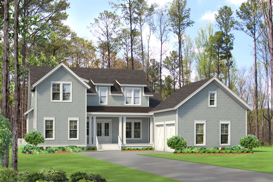 New from Dune Construction! This custom home is in the Stillwater neighborhood backing up to beautiful water views. This spacious 2-story, 4 bedroom, 4.5 bath floor plan hosts a fabulous great room and dining room, plus an upstairs den! Interior features include wire-brushed hardwood floors, wood ceiling beams in great room and master bedroom, 11' ceilings in kitchen and great room with 10' ceilings in bedrooms and second floor, solid core interior doors throughout, venetian plaster gas fireplace in great room, a large, fully-equipped kitchen with Wolf Sub-Zero appliances and quartz countertops, marble bathroom and laundry countertops, plus more. The outdoor living space of this home includes over 1,000 square feet of covered porches plus a private pool and cabana package with fireplace.