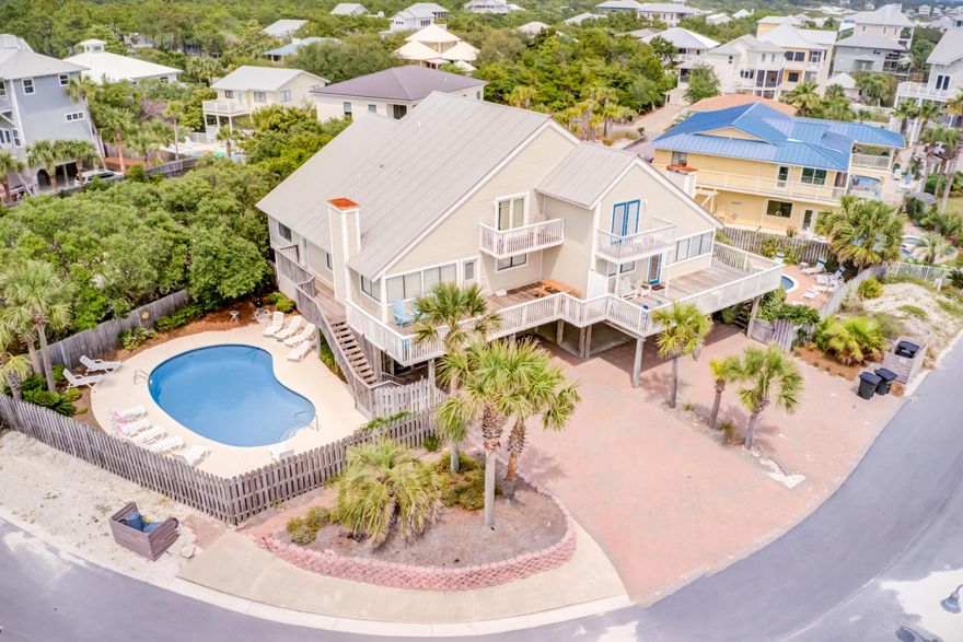 Looking for a great rental property $$$$96,000 in rental income for 2019 already ! A little over 100 steps & you are on the beach. Views of State park & gulf on west side. Great south views from your balcony. Balcony overlooks a NEW pool. Screened in game area with lock up storage room. Very nice COASTAL COTTAGE furnishings in all rooms. A very spacious kitchen & dining room. Lots a storage. Very soft Florida colors thru out the home. Wraparound balcony on south & west side. Covered parking underneath building for at least 5 cars & driveway parking. It is one of the best hideaway areas on the gulf.RENTAL INCOME FOR 2018 $96,475 CALL TODAY TO SEE THIS GREAT OPPORTUNITY !