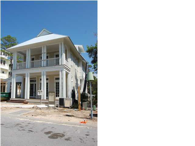 NEW CONSTRUCTION in Phase III of WaterColor! Beautiful three story home features 5 bedrooms, 5 1/2 Baths and over 4000 sf! Custom finishes throughout include Carrara marble, wire brushed 6'' oak flooring, oil rubbed bronze door hardware, Kolbe windows and doors, omega cabinets and Thermador appliances. First floor consists of large, open great room complete with gas fireplace, dining room kitchen and guest room. Beautiful coffered ceiling in great room wrapped in wood to compliment flooring. Look out onto your spacious outdoor living area complete with heated pool, gas grill and searing station all backing to natural, open space. The private pool features glass tile and peacock paver coping making it truly one of a kind! Large Master bedroom, master bath with separate shower and