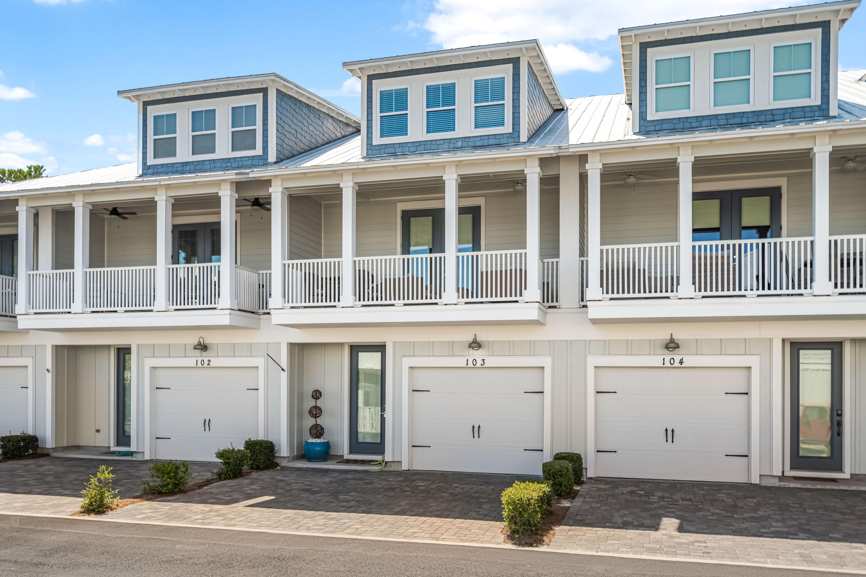 Strong Rental Potential up to $90,000 in gross income! SOLD FURNISHED WITH GOLF CART! Nestled in the heart of Seagrove this immaculate three-story townhome features 2,452SQFT, (4) bedrooms, (1) large bonus room, (3.5) baths and (1) car-garage. This spacious townhome with strong rental potential makes the perfect choice for a full-time property, second home or investment! This turn-key unit at 30A Townhomes is conveniently located on 30A giving you quick access to the beach, Eastern Lake, State Park trails, Greenway Station, restaurants, shopping and more! Your perfect coastal retreat with modern conveniences is waiting for you to start living your best beach life!