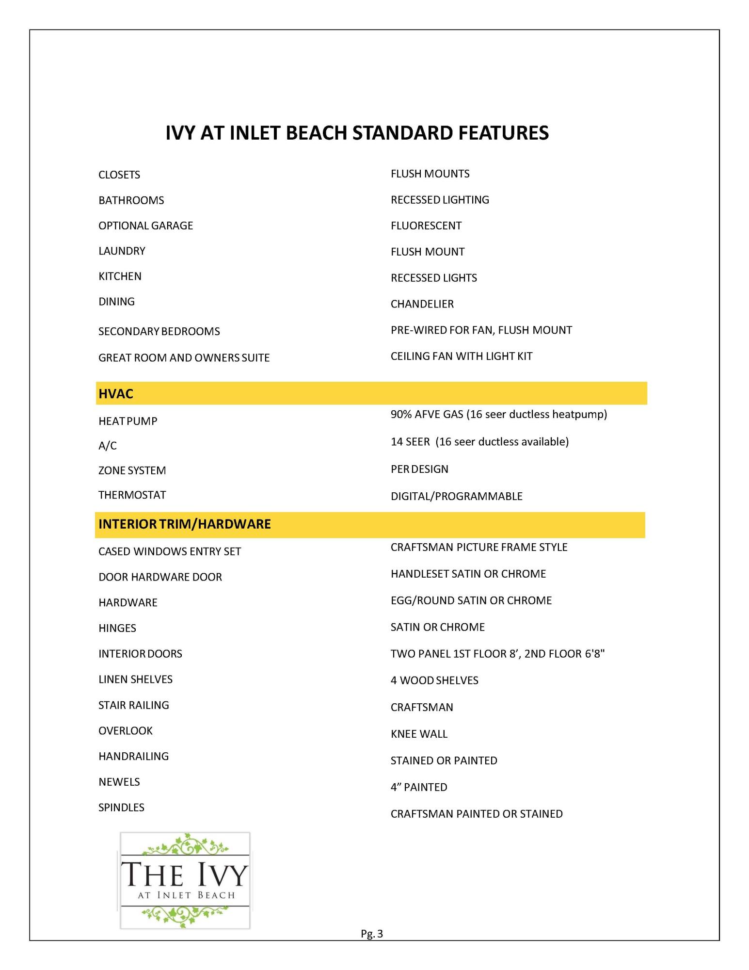 IVY AT INLET BEACH- LOT 1- THE MADISON PLAN - Residential