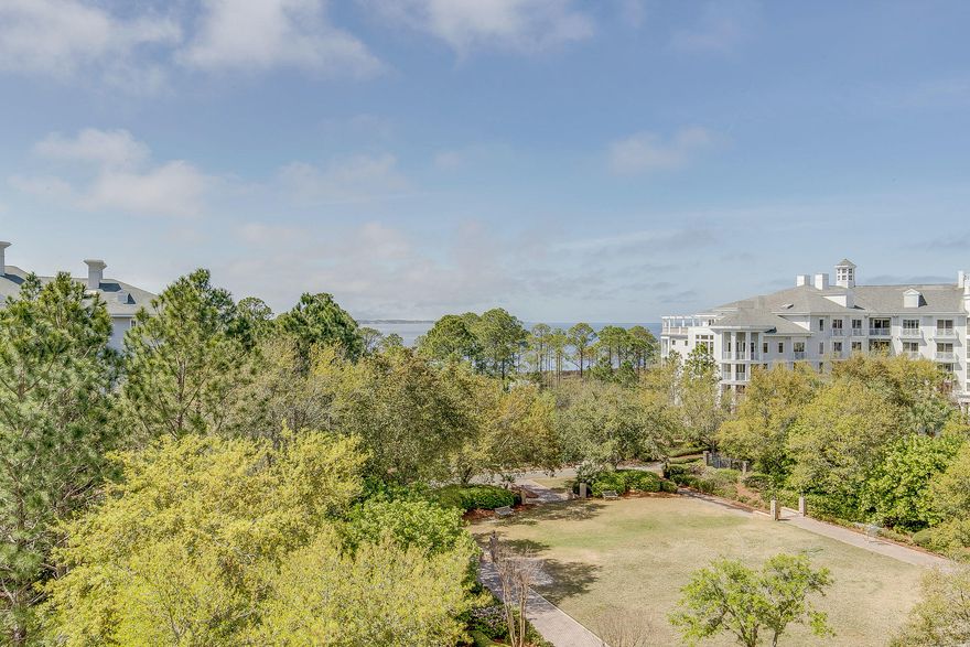 Located on the 5th floors with a large covered balcony taking in the lovely views the Grand Lawn and Bay. Updates include new tile flooring and furniture in the living area, new carpet in the bedroom, new drapes, new HVAC 2018, and all new stainless steel appliances March 2020. Enjoy a double sink vanity in the en-suite master bath and an extra full size bath conveniently located in the living area. The Grand Sandestin welcomes you with gracious architecture and luxurious amenities including a fitness center, swimming pool, and seasonal ballyhoo bar, on-site check-in, concierge services and valet parking. Enjoy the location adjacent to the Village of Baytowne Wharf, a pedestrian market place that hosts a variety of dining and shopping venues as well as day & night activities for all ages.