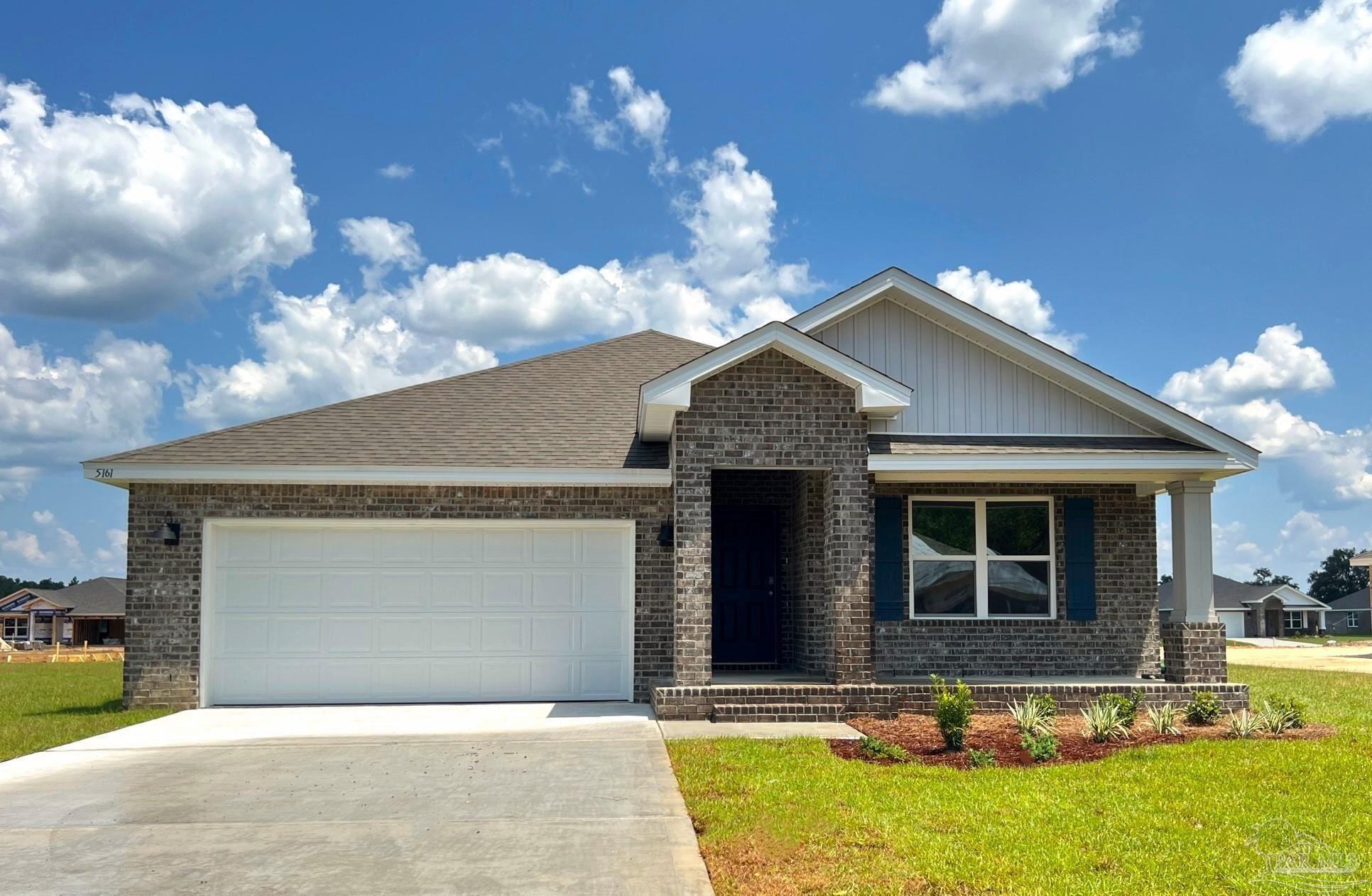 NEW PHASE, NEW CONSTRUCTION, in PATRIOT RIDGE with a Community POOL, Cabana, sidewalks, underground utilities. The 'Cali' one of our most popular plans with: 4 beds, 2 baths, covered back patio & 2 car garage. FABULOUS Open Design for relaxed living. Well-designed kitchen, Quartz countertops, Stainless appliances, Lg. Island bar, smooth top range, built in microwave, quiet dishwasher. Stunning wood-look flooring, PLUSH carpet in the bedrooms & the Smart Home 'Connect' System includes several awesome convenient devices. Bedroom 1 & adjoining bath provide a lg. walk-in closet, lg. linen closet, beautiful double vanity sinks, separate tub & shower. Stylish home, GREAT curb appeal, and easy drive to the airport, military base, beaches at Ft. Walton, Destin area & just minutes to golfing.