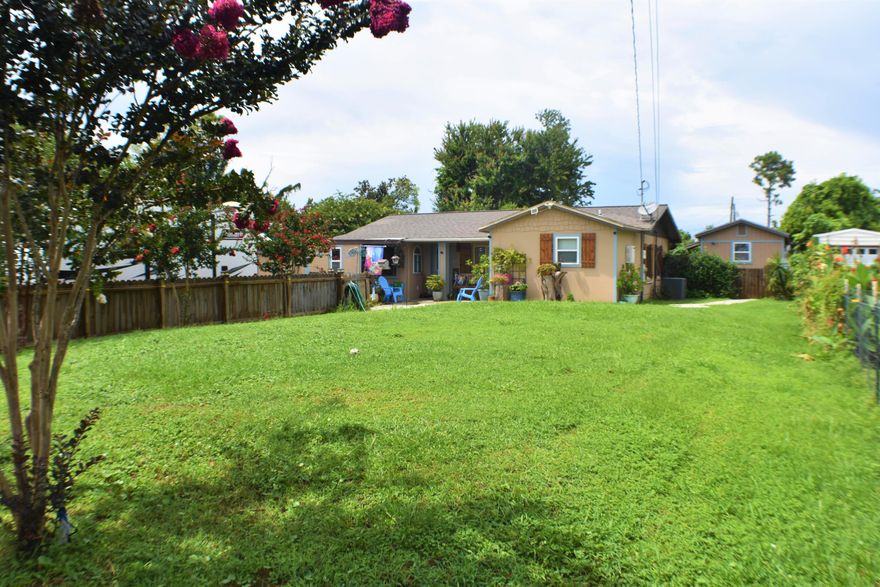 Fantastic St Andrews area home with a 2BR/2BR 1,128 sqft home and a separate 1BR/1BA 355 sqft apartment! Recent updates including vinyl plank flooring, new kitchen countertops, all new master bath, light fixtures, new roof in 2019, AC and duct work, wiring and plumbing updated including two tankless water heaters. Some of the extras include beadboard accents, wainscoting, shiplap walls, tile backsplash, barn doors that cover the laundry room and so much more. The landscaping is gorgeous and you'll enjoy having a covered deck for grilling out and entertaining in the privacy fenced backyard. The apartment not only includes a full kitchen and bath, but its own laundry hook-ups too! Lots of investment potential All info is approx and must be verified by Buyers if important.