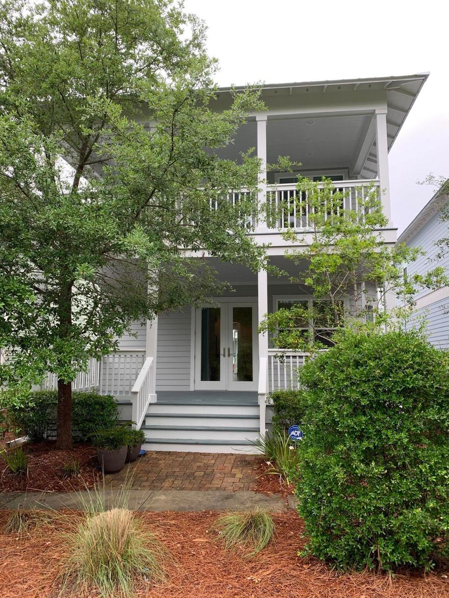 Don't miss this opportunity to purchase this very clean NatureWalk Florida Cottage. The seller went over and above to deliver this unique home to its new owner!! The home has been completely repainted inside and out. Pine flooring has been sanded and refinished throughout. The home offers 3 bed/3.5 baths plus bunk (or small 4th bedroom) and loft area. Relax and enjoy the tranquility of NatureWalk on one of three oversized covered porches. Kitchen includes white glazed cabinets, light colored granite, white subway tile backsplash, built in GE Cafe appliances with GE Monogram chimney hood and island. Only steps away to the world's most beautiful beaches along Scenic Highway 30A. Single owner, and the home never been rented.