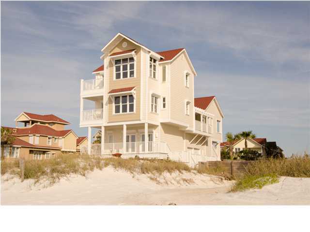 ''Sweet Retreat'' is a newly renovated, beachfront income machine! You and your guests will enjoy 400' on the pristine, private beach fronting your dream home and the community of Shipwatch, affording well-deserved enjoyment of every facet beach life has to offer! This 5 bedroom/5 bath, 3-story home is a delight to explore and has something for everyone--a top floor master suite including a jacuzzi tub with beach views and private balcony, small lap pool, stone tile patio with trellis, wood decks, private path to the beach past natural sea dunes, bunk room for the kids, attached efficiency apartment, and much more. Separate entrances allow each to find his/her own place to enjoy the breeze, waves, and a view that goes for miles. Then gather the gang together in the main room with