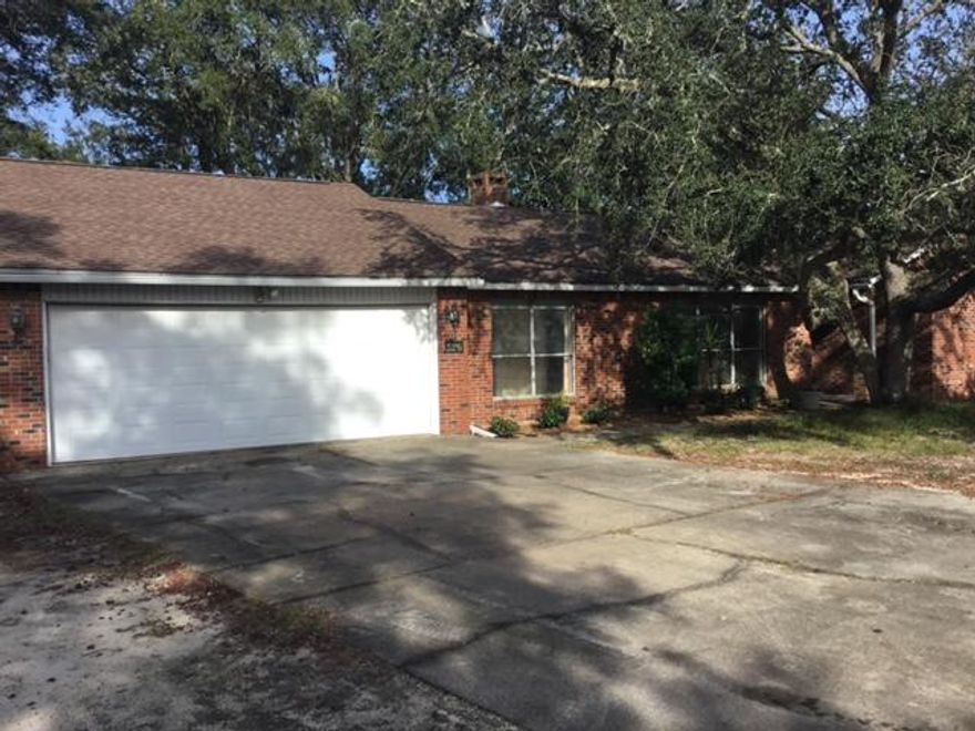 Centrally located, cul-de-sac brick home in a great neighborhood. 3 bedroom and 2 1/2 bath with 2323 square feet. Close to schools, shopping and both Hurlburt and Eglin Air Force Bases. Home has a brand new roof and water heater. HVAC is about six years old. Separate Den and an Office. Huge back yard with room for a pool. Large kitchen and  Florida room that overlooks the back of the property. Whole house generator.  Home needs some updates and is priced accordingly. Buyer to verify all data and dimensions.