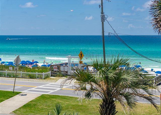 Front Row townhouse at Gulf Winds East with Amazing views of the Gulf of Mexico!!!  Turnkey vacation rental/investment property.  Sellers ask that closing date be set for 8/22/22 or after as they have family stays planned until the week prior.  Rental History - 2022 - $36,286 on the books as of 5/23/22, 2021 - $33,416, 2020 - $22,750, 2019 - $18,246.  (3 families share ownership, so there is quite a bit of owner usage)