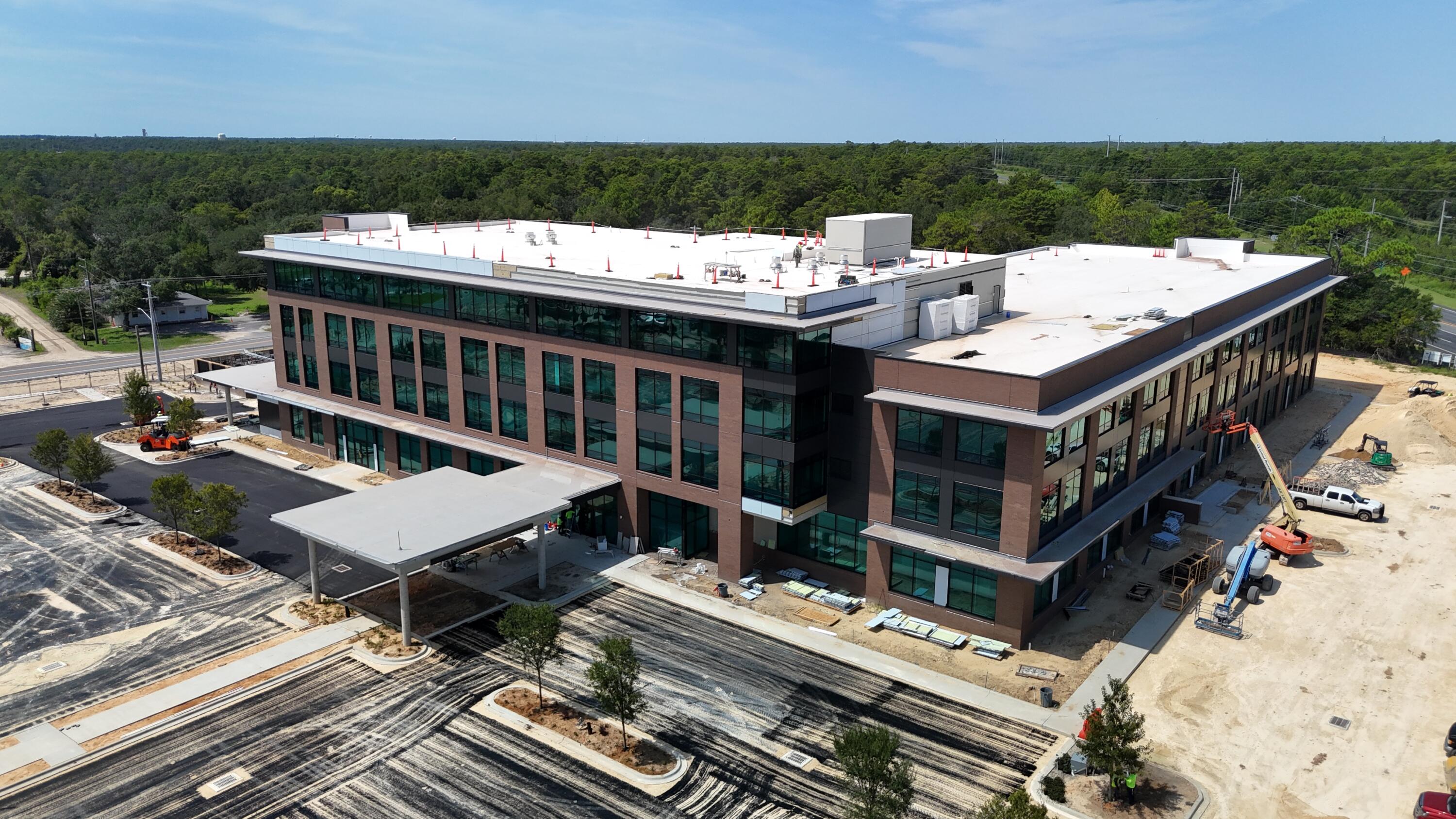 Introducing Okaloosa Gas District Administration Building. This state of the art new Class 'A' Office building will revitalize Valparaiso and bring hundreds of jobs to the area. Spanning over 13 acres, the campus includes this one of a kind office environment but also includes updated facilities for Okaloosa Gas for operations, HR and training. The Administration Building has been designed with all the latest technology, safety and comfort in mind for not only its staff but for other businesses alike. The location of this property near the East Gate of Eglin AFB gives access to defense contractors looking for professional working environment. Common elements of the property include a ground floor dining facility open to the public, beautiful green space as well as a large community room that will allow up to 300 people to gather for events. Tenant spaces are available for prelease immediately as we plan to deliver the building by 4th quarter 2025.