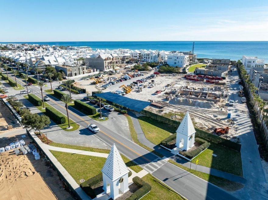 Corner homesite located just South of Highway 30A for you to build your custom home in Alys Beach.