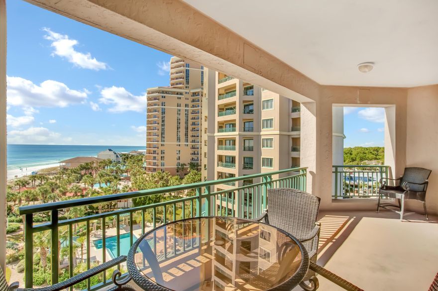 Breathtaking panoramic views of The Gulf Of Mexico can be enjoyed from the large private balcony of this 7th floor condo located in rental restricted Southwinds II. An abundance of natural light shines through the wall of sliding glass doors making the condo nice and bright. Enjoy comfortable beach living with this open floor plan of living area, dining area, and full kitchen with breakfast bar all open to each other. The master bedroom has an en suite master bath with double vanity and ceramic tile flooring. Two guest bedrooms and one large bath complete the condo. Lots of storage through out including a separate full size storage cage. Owners enjoy the gulf side pool and BBQ/grilling area as well as Southwinds' private beach with gated walk.