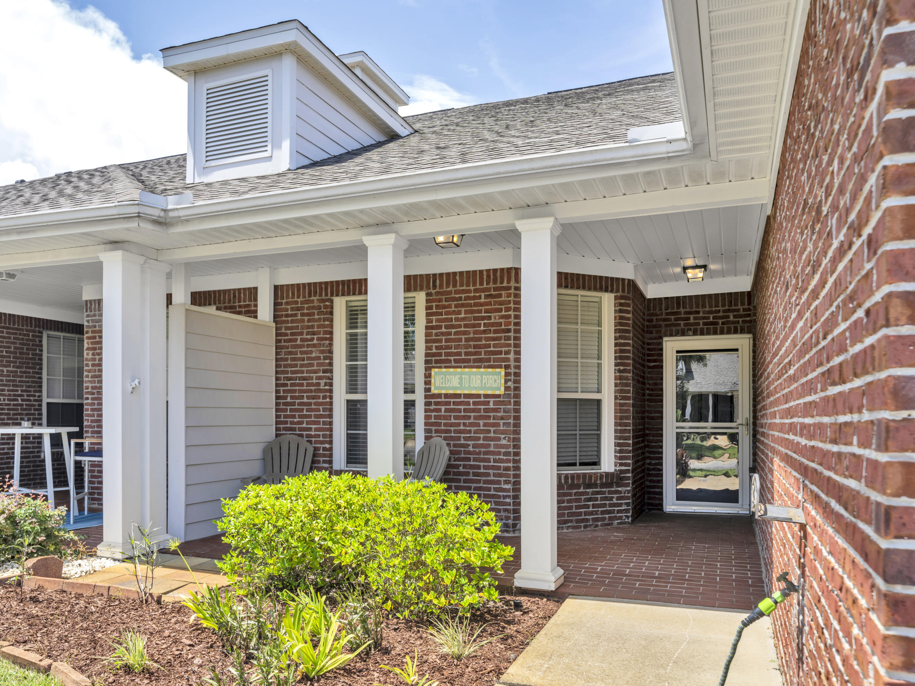This beautiful 3-bedroom, 2-bathroom residence offers a perfect blend of comfort, elegance, and Florida charm.Step inside to find an open-concept living space with high ceilings, abundant natural light, and updated finishes throughout. The spacious kitchen boasts quartz countertops, stainless steel appliances, a breakfast bar, and ample cabinetry. The master suite features a walk-in closet, en-suite bath with a soaking tub, walk-in shower, and double vanity.Enjoy peaceful evenings on your screened covered patio overlooking landscaped backyard. The home also includes a two-car garage and a dedicated laundry area.Located in a well-kept, HOA community close to shopping, dining, parks, and top-rated schools.