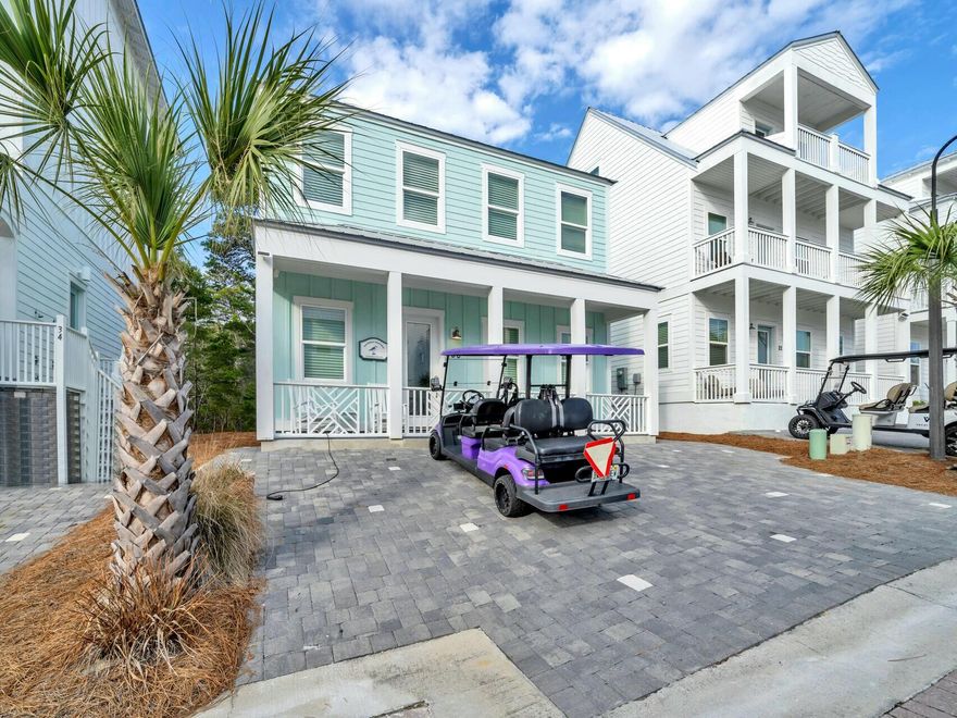 Paradise beckons from this coastal delight in Santa Rosa Beach, where beach vibe meets laidback coastal charm.  Walk to the new Dune Allen Beach access with parking and bathrooms around 8 minutes!  Modern, stylish furnishings, a bright, breezy interior, and ample living space makes the ideal backdrop to bring guests/family together and ensure comfort for everyone.  Whether you choose to dive in for a morning swim in the community pool, or linger on the white sandy Beach, or take to the lively Grand Boulevard Shopping center, this is the place for you.The community is a quiet, residential neighborhood with full-time residents and rentals. Along with access to the beautiful 30A coast, there is 15,000 acres of trails for biking/hiking as well as the Trail running along 30A. As you step inside, you will be greeted by an inviting and open floor plan.  The living room exudes warmth, creating the perfect ambiance for relaxation and entertaining guests.  Well-appointed kitchen with a large island, and finishes that will inspire your culinary endeavors. Walk out onto the front patio to take in the breeze, while appreciating some sought after serenity that can be hard to find in many of the communities along 30A. Spacious primary bedroom with beautiful ensuite bathroom, as well as bunk room, all on main level.  A powder room on 1st floor as well.
On the 2nd floor, sitting/desk area (with loft bed) another primary bedroom with ensuite and 4th bedroom.
This house has so much to offer and is located in the thriving community of Serenity at Dune Allen. Enjoy convenient beach access, community pool, or take the golf cart to the shops and restaurants.  Live the luxury 30-A lifestyle without the luxury price! This home is a MUST SEE in Serenity at Dune Allen to appreciate all it has to offer!
