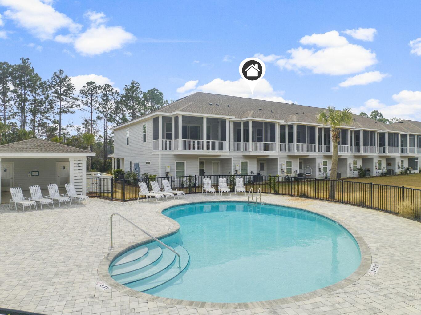 Lakefront Coastal Getaway near 30A - Your Perfect Retreat Awaits!Discover a stunning lakefront oasis nestled between the vibrant attractions of Miramar Beach, Destin, and the serene beaches of 30A! This beautifully upgraded home is currently on a short term vacation program, and all furnishings will convey. A contemporary linear fireplace, charming shiplap walls, and expansive screened-in patio, creates the ideal space to unwind and enjoy scenic lake views. The first floor hosts two inviting bedrooms: one with a king bed and smart TV, and the second featuring two sets of cozy twin bunks--perfect for kids. Enjoy the convenience of a full-size laundry room and outdoor access from this level.Ascend to the expansive second floor where you'll find a fully equipped kitche with stainless steel appliances and a gas stove, catering to both short and extended stays. The elegantly decorated living room embodies the coastal lifestyle, inviting you to relax by the electric fireplace or on the lakeside patio. The luxurious master suite awaits with a king bed, large closet, smart TV, and an en-suite bathroom boasting a double vanity and beautiful tile walk-in shower.
Convenient parking is available for two vehicles in the driveway, with easy access to the neighborhood pool, lake, and dock for leisurely afternoons. Explore nearby attractions, including outlet shopping, golf, tennis, and more, as well as the renowned dining and activities of the Village of Baytowne Wharf, Seaside, and Grayton Beach.
Currently on a short-term rental program but an ideal long term investment, secondary, or full time living opportunity.
Area attractions include: outlet shopping, golf, tennis, pickleball, zoo, water park, Village of Baytowne Wharf, 30A, The Big Chill, theatre, spas, salons, dining, water activities, marinas, kids activities, fitness centers, and more.
Nestled between Destin and 30A area attractions include: Seaside, Grayton Beach, boutique shopping, golf, tennis, pickleball, Village of Baytowne Wharf, 30A, The Big Chill, theatre, spas, salons, dining, water activities, marinas, kids activities, fitness centers, and more.