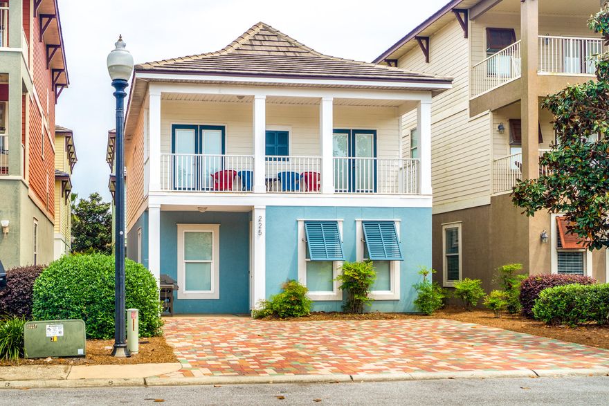 Awesome vacation rental in the Villages of Crystal Beach, which boasts one the best community pools in Destin & the location can't be beat! The first floor offers an open living space, kitchen & dining area with large center island, granite counter tops & stainless appliances. The first floor also offers a master suite & powder bath. The second floor has bonus area, bunk room with built-in bunks plus two additional bedrooms, including master suite. Enjoy views of the neighborhood from the spacious deck. Your just a short walk to the oasis-style pool with beach-entry, Tiki hut & lush landscaping. Come be in the heart of it all with Whole Foods, Publix, Destin Commons all just minutes away.