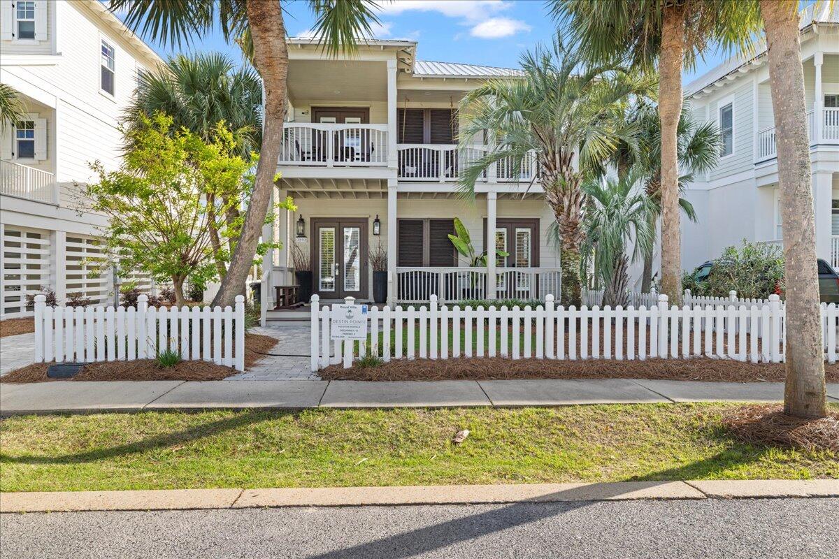 Located within the gates of prestigious Destin Pointe- an exclusive Destin community located between the Gulf and East Pass, this renovated down to the studs four bedroom, four bathroom home offers unparalleled privacy and a peaceful retreat. As you enter, you're met with earth tones and natural textures, giving the home organic flair. With a stunning circular staircase and an open concept layout, everything flows seamlessly by integrating indoor/outdoor living, making the first floor the epicenter of the house. Positioned to capture breathtaking lakefront views from every angle and bathed in natural light throughout, this residence is a designer's dream with wide plank engineered wood flooring, flawlessly transitioning into quality tile work, wallpaper touches, top notch furnishings, designer lighting, accent walls and solid wood doors.
The gourmet kitchen features high-end appliances, stunning Taj Mahal quartzite countertops, an expansive fridge and freezer, a beautiful backsplash extending to the ceiling, and a charming coffee bar, creating an ideal space for both cooking and entertaining. The spa quality bathrooms have floor to ceiling tiles, elegant LED mirrors, spacious showers, smart toilets, and a self standing tub in the primary suite. The home is also energy efficient with three different climate controlled zones. The icing on the cake is the backyard oasis with heated pool, spa and fire pit, all overlooking the lake.
The house comes fully stocked with high quality kitchenware, bath supplies such as robes/slippers/towels and an organic line of toiletries and bath amenities.
Destin Pointe is a sought-after gated beach community with 24-hour security, extensive green spaces, two lakes, three pools, including a brand new Gulf-front infinity pool, hot tub, tennis/ pickle ball courts, tram service in season, and deeded beach access to 3000 feet of beach front, adjacent to an environmental preserve with easy access to the beach, Destin Harbor and Destin's East Jetties. From the high-end finishes to the unbeatable location, this beautiful property is a must see! Don't miss the opportunity to make this your perfect primary residence, second home, or a vacation rental.