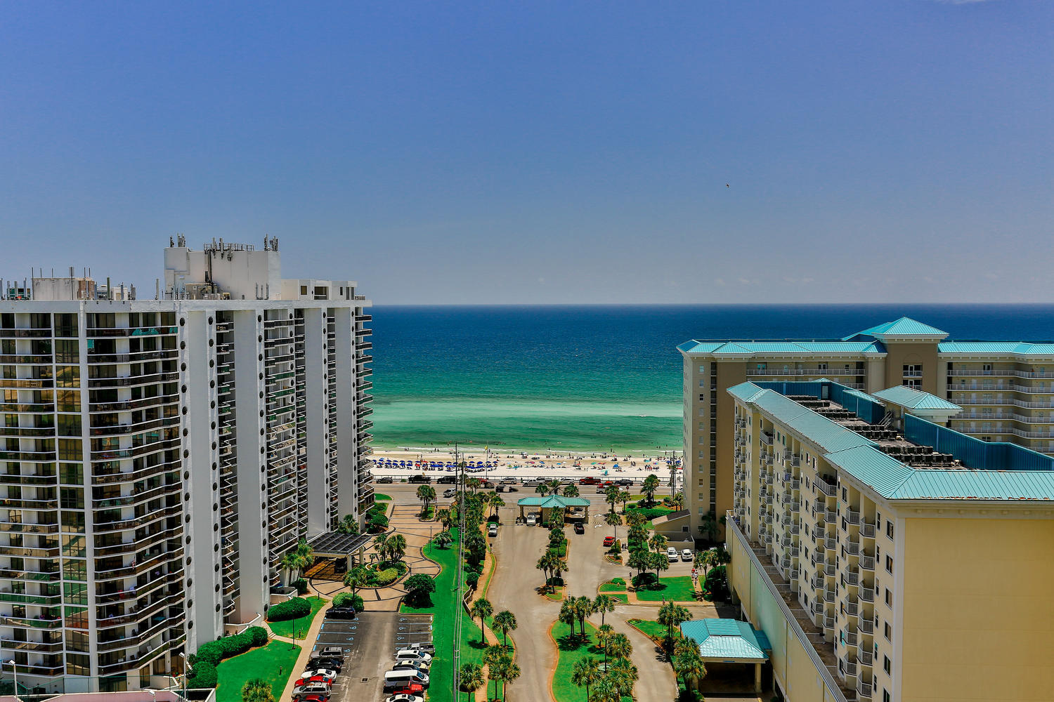 Beautiful View of Gulf!! Relax looking at the crystal white sand and turquoise blue water. Your family will love vacationing in this great unit. It sleeps six due to bunk beds and sleeper sofa. Kitchen has stainless steel appliances. Tile flooring except in master which has new vinyl plank flooring. Great vacation rental property. Ariel Dunes I has two large pools, fitness center and on-site dining. Seascape Resort has gated entrances, 18 hole golf course, tennis courts and pools. You can walk to the new Seascape Towne Centre which offers restaurants, fun activities and shopping.