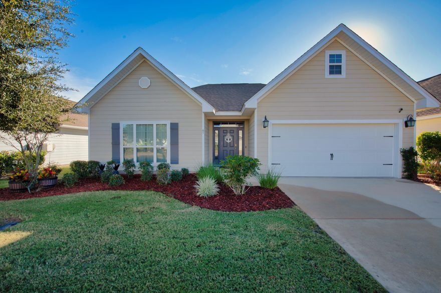 *SELLER TO CONTRIBUTE UP TO $5,000 TOWARDS BUYER CLOSING COSTS WITH ACCEPTABLE OFFER*Bring all offers* Check out this beautiful 3/2 home in the Central Park subdivision of Hammock Bay. This home is perfect for those looking to be within walking distance of the pools, fitness center, tennis courts and general store but also have their own private oasis in their backyard looking out over a small lake. The home features an open feel with vaulted ceilings and it comes with granite countertops, wood like tile in the common areas, a screened in back patio and irrigation. The large master suite allows for a king size bed and additional lounge furniture with views out to the backyard as well as a walk-in closet and a separate shower and garden tub combo