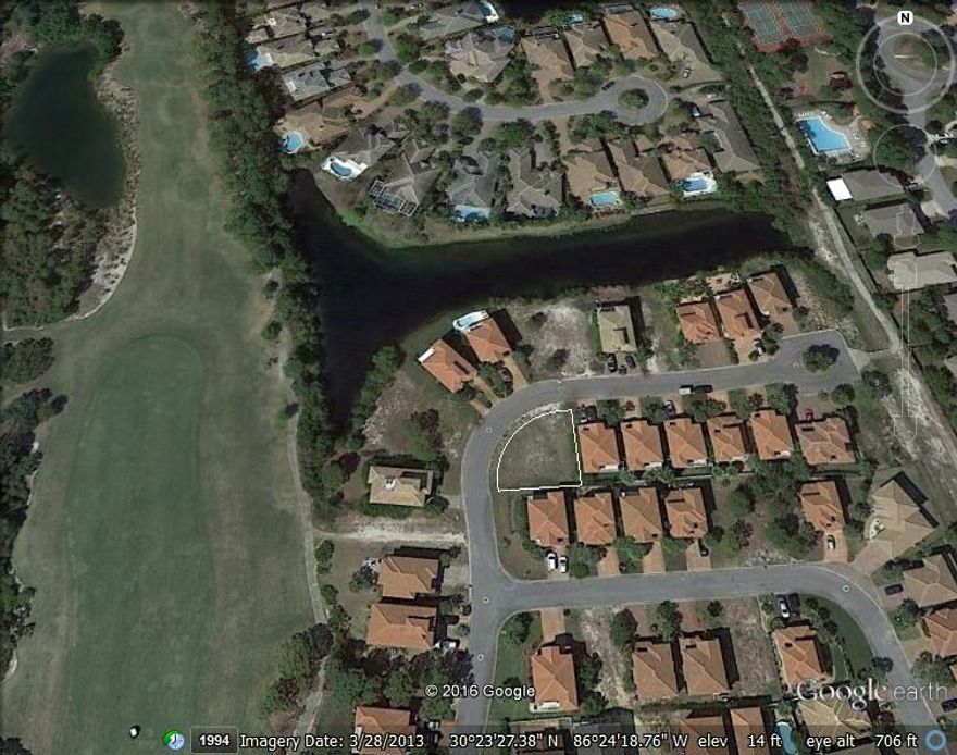 This is your opportunity to own one of the largest lots in the desired gated community of Calusa Bay. This private community consists of a beautiful array of Mediterranean style homes and offers a community pool. You will be about a mile away from Destin Commons and numerous other shopping areas and restaurants. The beautiful beaches of the Emerald Coast are just minutes away. There is no build out time on this lot.