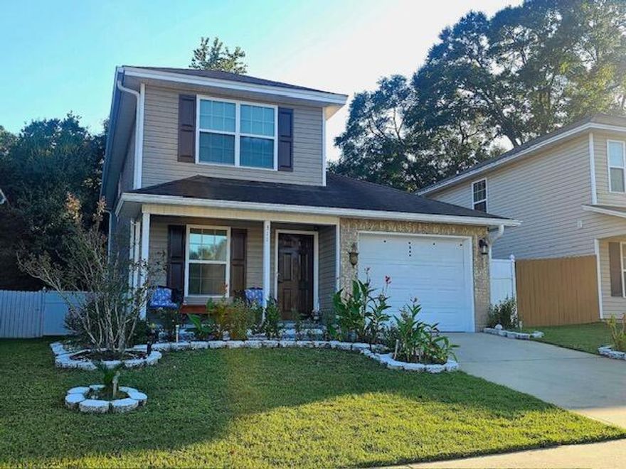 This home features an open floor plan. The kitchen includes all appliances, a breakfast bar, granite countertops, and dining area. The master bedroom and one additional bedroom are located on the 1st floor and could be used as an office or bedroom. The master bedroom and 2 additional bedrooms are on the second floor with a large loft area. The master bathroom has double vanities. Some yard care is included with rent. The owner pays HOA fees. Pets will be considered with breed approval and pet fee.