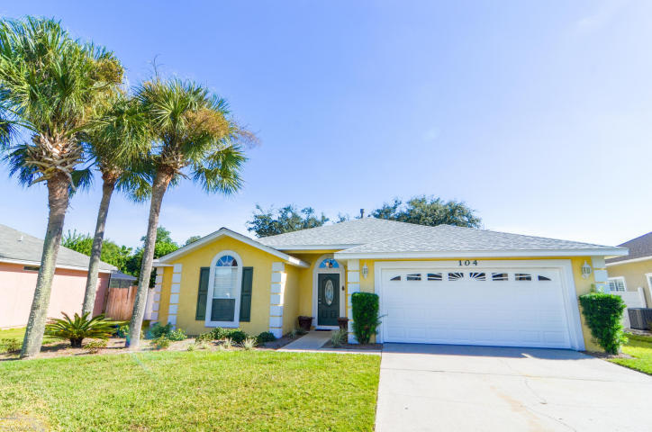 You deserve this immaculate home in the sought after community of Summer Breeze. This home is absolutely beautiful! New tile, carpet, paint, appliances and best of all a new roof! The yard is beautifully landscaped and the back yard is completely fenced. The double car garage has plenty of room for your car and golf cart. Summer Breeze is only blocks to the beach. Nice sidewalks for biking, walking, roller skating or just evening strolls. Golf Cart friendly community so golf cart to the beach, grocery store or restaurants which are all in close proximity to this wonderful west end subdivision. Minimal association fees of 160 a year keep the community looking sharp. Homes don't come available in this area often so come take a look!