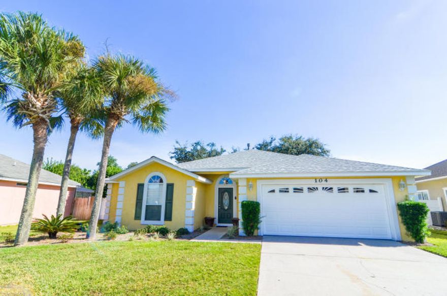 You deserve this immaculate home in the sought after community of Summer Breeze. This home is absolutely beautiful! New tile, carpet, paint, appliances and best of all a new roof! The yard is beautifully landscaped and the back yard is completely fenced. The double car garage has plenty of room for your car and golf cart. Summer Breeze is only blocks to the beach. Nice sidewalks for biking, walking, roller skating or just evening strolls. Golf Cart friendly community so golf cart to the beach, grocery store or restaurants which are all in close proximity to this wonderful west end subdivision. Minimal association fees of 160 a year keep the community looking sharp. Homes don't come available in this area often so come take a look!