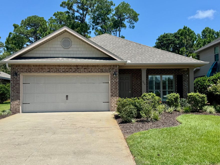 Welcome to your next home in the highly sought-after Driftwood Estates community! This beautifully maintained 3 bedroom, 2 bath brick ranch offers the perfect blend of comfort, convenience, and style.Step inside to find gleaming hardwood floors throughout--no carpet here! The open floorplan seamlessly connects the updated kitchen to the large living room--ideal for everyday living.  The spacious bedrooms provide plenty of room to relax, while the formal dining room offers flexibility as a home office or flex space. Just steps from the community pool, and take advantage of the unbeatable location close to Sandestin Resort, Sacred Heart Hospital, Grand Boulevard shopping, dining, and more.This charming home is perfect for for those looking for a well-maintained property in a prime location!