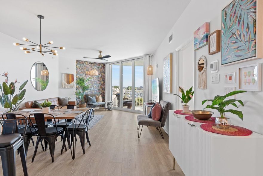 Priced aggressively for a quick sale  | Renovated & Turnkey | Fully Furnished | Modern luxe decor and a dream destination in this beautifully renovated 4th floor unit. Whether you are looking for an immediate start profitable rental investment or a personal retreat (or both!), this unit is move-in ready with no work needed. A shift in personal circumstances have led the owners to part with this vacation home, creating an incredible opportunity for a new owner to step into a high-end retreat ready to enjoy or rent immediately. Key Features:-Renovated in 2024 with new flooring, fresh paint top to bottom, updated lighting, electrical outlets, and a new hot water heater.
-Spacious open-concept layout, this condo enjoys abundant natural light by day and carefully curated mood lighting by night, creating a cozy and welcoming retreat at any hour.
-Fully equipped kitchen with professionally painted cabinets, ample counter space, and all essentials for entertaining
-Custom bunk room, ideal for family, guests, or maximizing rental income + leather pull-out sofa
-Securely outfitted, stocked, and organized owner's closet, included perfect for storing personal items while renting the unit or providing storage for your rental manager.
-Designed for effortless enjoyment ideal for personal use, hosting family and friends, or providing a premium guest experience for rental income.
-All utilities+ are included in the COA dues! (water, electricity, trash, and cable/wifi + common areas, amenities, community mgmt.)

Unique Benefits:
-4th-floor location offers privacy and an ideal balance between accessibility and elevated views with the quiet side of the building creating a peaceful escape when you're done with people for the day!
-Short stroll to the beach (just a 0.4 mile walk to June White Decker Park and public beach area!)
-So close to shopping, dining, and entertainment
-Strong rental income potential, estimated at $50,000+ per year when rented year round.
This updated condo is one of the most beautifully decorated and well appointed units at The Palms of Destin. With a stocked owner's closet, premium furnishings available, it's the perfect hassle-free investment or personal getaway.

Resort Amenities:
-11,000 sq. ft. lagoon pool, a 2nd year-round heated pool, hot tub, children's splash pad, and kiddie pool
-Tennis courts, pickleball courts, basketball half-court, playground, charcoal grills, picnic areas
-Onsite restaurant/bar, coffee shop
-Amazing 24-hour fitness center
-Covered parking garage, owner parking + a dog park right across the street!
-Electric vehicle charging stations
-Free seasonal beach shuttle to June White Decker Park, HarborWalk Village, and Destin Commons (perk for your travel plans OR as a benefit for your rental guests)
Schedule your showing or video walk-through today!!!
