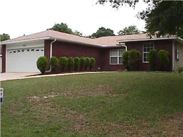 Great floor plan with lots of extras in popular Winding Creek Estates. Large greatroom with lovely fireplace. Big kitchen with lots of cabinets and built-in microwave range hood. Master bath is great with garden tub and separate shower plus large dressing area. Split bedroom plan, inside utility room, 2 car garage w/ opener, large level back yard privacy fenced and includes large shed and open patio. Call today, this one won't last long! Owner will consider a small pet on case by case basis.