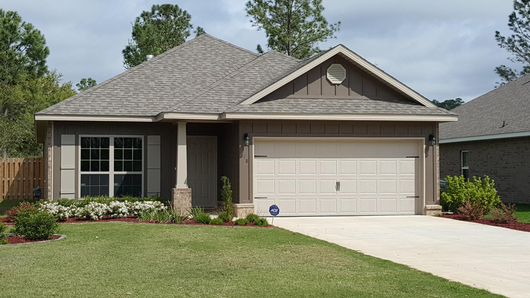 The Oakley is a 3 bedroom, 2 bath home. 2 car attached garage. The Oakley has a open feel with 9' ceilings or higher. There is a vaulted ceiling in the family room and a covered back porch. Crown molding is standard in the entry, dining room, and master bedroom. The master bedroom has a tray ceiling which also has crown molding. Tile floors are standard in the entry, kitchen and breakfast area, all baths and utility room. There only a handful of this floorplan remaining in the passages section so hurry before they are all sold out! Monthly HOA fees INCLUDE: Basic TV Cable, Access to all pools, 24hour gym, Clubhouse, Movie Theatre, Tennis and Basketball Court, Playground, Bay Club with Fishing Pier.